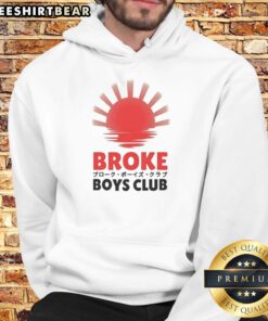 Alt Text: Awesome Broke Boys Club Hoodie featuring a stylish design, perfect for casual wear and showcasing unique street style.