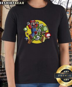 Awesome Dino Jockey Ladies Tee featuring a vibrant dinosaur graphic, perfect for dino lovers and casual wear.