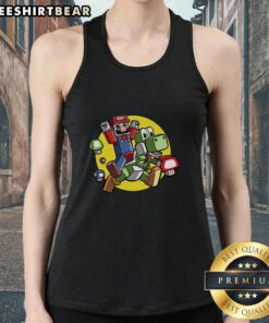 Awesome Dino Jockey Tank Top featuring a vibrant dinosaur graphic, perfect for casual summer wear and dino enthusiasts.