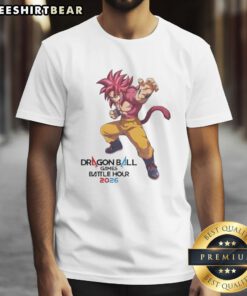 Awesome Dragon Ball Games Battle Hour 2026 T-shirt featuring a funny design of Dei devouring and eating graphics.