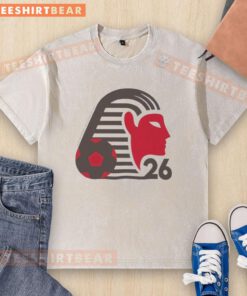 Awesome Egypt World Cup 2026 Soccer Pharaohs National Team washed t-shirt in vibrant colors, perfect for fans.