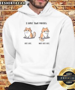 Alt Text: Awesome I Have Two Moods hoodie featuring playful text design, perfect for casual wear and expressing personality.