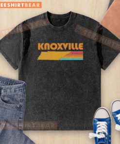 Awesome Knoxville Tennessee washed t-shirt featuring a vintage design and soft fabric, perfect for casual wear.