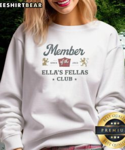 Awesome Member Since 2023 Ellas Fellas Club Sweatshirt featuring vibrant colors and a stylish design.