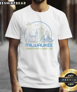 Alt Text: Awesome Milwaukee Marathon Half 5K T-Shirt featuring vibrant colors and a stylish design for race participants.