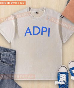 Awesome Morgan Wallen ADPi letter music lover washed t-shirt in casual style, perfect for fans of country music.