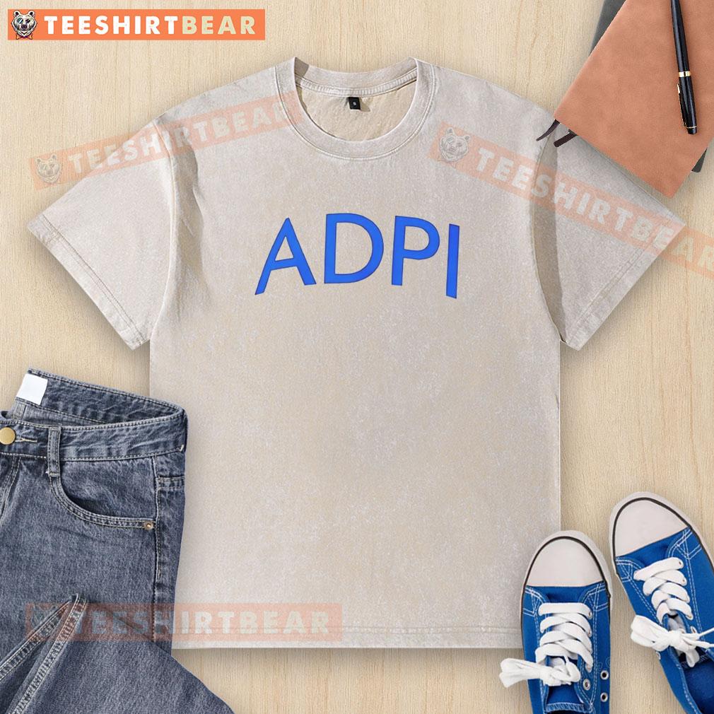 Awesome Morgan Wallen ADPi letter music lover washed t-shirt in casual style, perfect for fans of country music.