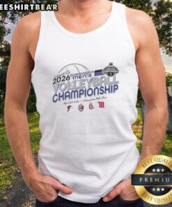 Awesome NCAA Division III Men's Volleyball Championship tank top showcasing team spirit and athletic style.
