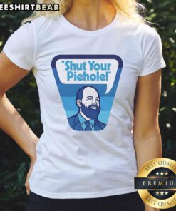 Awesome Shut Your Piehole Ladies Tee in vibrant colors, perfect for casual outings and expressing fun personality.