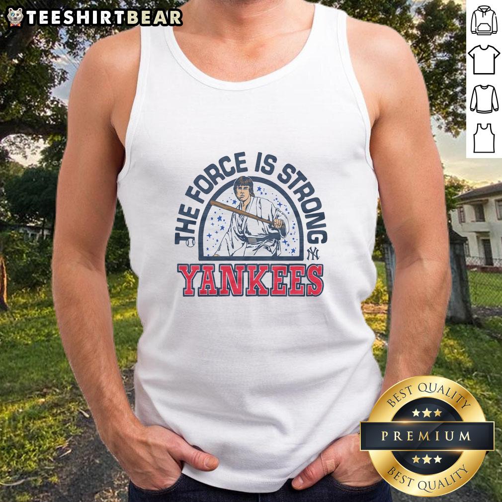 Awesome Star Wars X New York Yankees Light Side Tank Top featuring iconic graphics and a stylish design for fans.