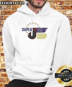 Alt Text: Awesome Super J Cup 1995 hoodie featuring vibrant graphics and iconic wrestling event design.