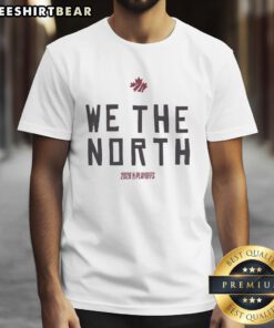 Alt Text: Awesome Toronto Raptors We The North 2026 Playoffs Logo T-Shirt featuring vibrant graphics and team colors.