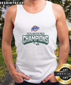 Alt Text: Awesome Wagner Seahawks MAAC Water Polo Champions 2026 Tank Top featuring team logo and vibrant design.