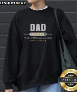 Funny Five Stars Dad Sweatshirt featuring a humorous design perfect for Father's Day gifts and casual wear.