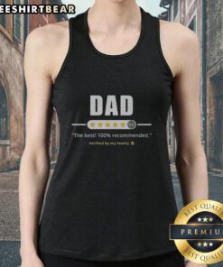 Funny Five Stars Dad Tank Top featuring a humorous design, perfect for Father's Day or casual wear.