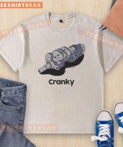 Alt Text: Funny Mr. Cranky VI washed t-shirt featuring a quirky design and vibrant colors, perfect for casual wear.