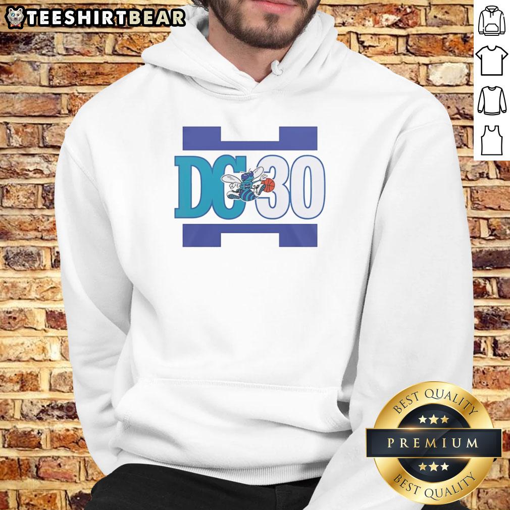 Alt Text: Good Charlotte Hornets Curry DC 30 Hoodie featuring vibrant colors and stylish design for fans and collectors.