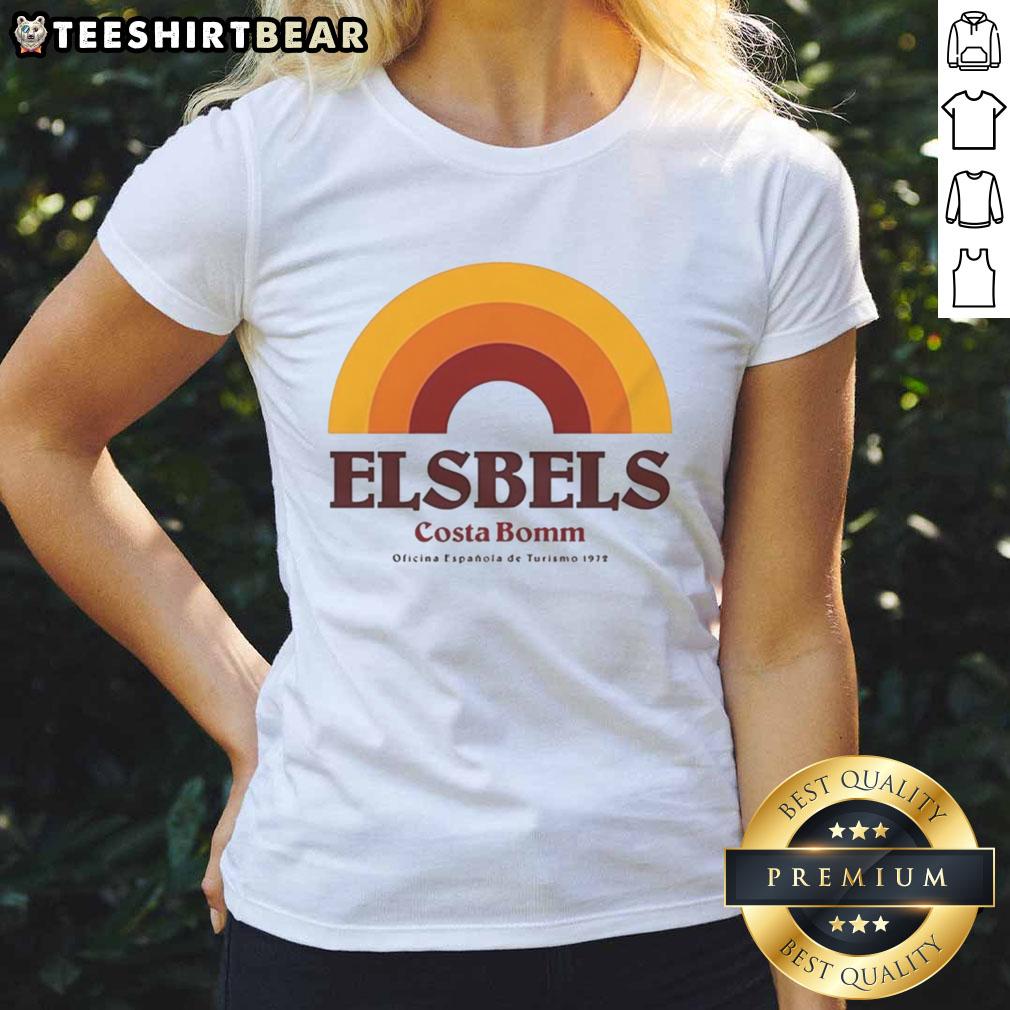 1979 Rainbow Ladies Tee from Oficina Espaola de Turismo, featuring vibrant colors and vintage design by Good Elsbels.