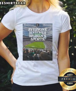 Denver Summit FC Ladies Tee promoting women's sports, showcasing team spirit and style for fans of women's athletics.
