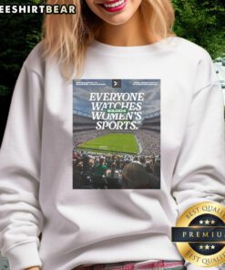 Denver Summit FC sweatshirt promoting women's sports, showcasing team spirit and support for female athletes.