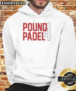 Good Islam Makhachev Pound Padel 4 Welterweight UFC Hoodie showcasing stylish design for MMA fans and fighters.