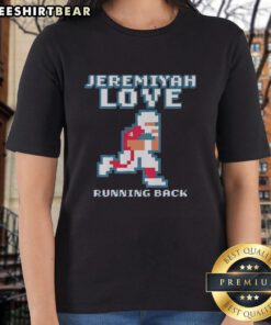 Good Jeremiyah Love Arizona Cardinals running back retro baller ladies tee in stylish design for female fans.