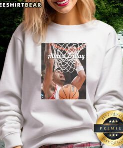 Good Koa Peat Arizona Wildcats Basketball Almost Friday Sweatshirt in navy, showcasing team spirit and comfort.