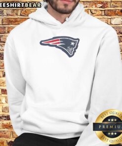 Good New England Patriots Rivet Logo Hoodie featuring the iconic Patriots logo in a stylish design.