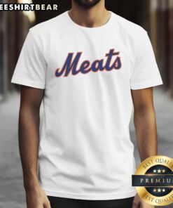 Good New York Mets Meats Logo T-Shirt featuring a stylish Mets logo design, perfect for fans and casual wear.