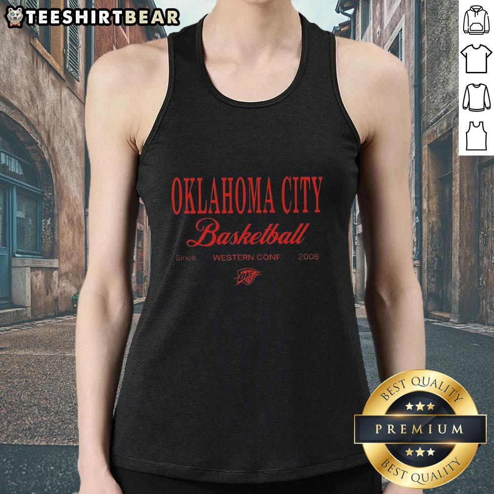 Good OKC Thunder NBA Classic tank top since 2008, featuring bold Western Conference graphics for fans.
