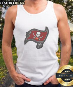 Good Tampa Bay Buccaneers rivet logo tank top featuring bold design, perfect for game day and casual wear.