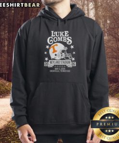 Good Tennessee Volunteers hoodie by Luke Gombs at Neyland Stadium, Knoxville, Tennessee, May 2, 2026.