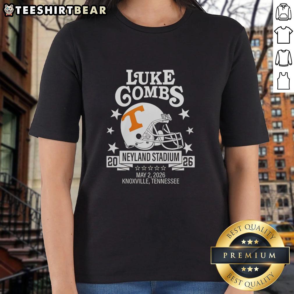Alt Text: Good Tennessee Volunteers X Luke Gombs ladies tee at Neyland Stadium, Knoxville, TN, May 2, 2026.