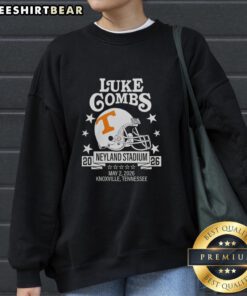 Good Tennessee Volunteers sweatshirt featuring Luke Gombs at Neyland Stadium, Knoxville, Tennessee, May 26, 2026.