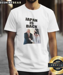 Good Trump Japan Is Back T-Shirt featuring bold graphics celebrating Trumps return, perfect for supporters and fans.