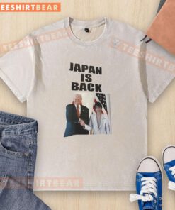 Good Trump Japan Is Back Washed T-Shirt featuring a vintage design and bold graphics in a casual style.