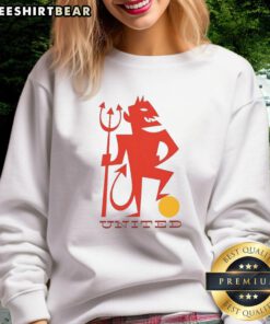 Stylish Good United Red Devil sweatshirt featuring vibrant graphics, perfect for fans and casual wear.