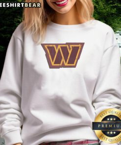 Alt Text: Cozy Good Washington Commanders Rivet Logo Sweatshirt in team colors, perfect for fans and game day attire.