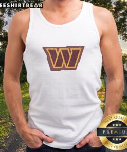 Good Washington Commanders rivet logo tank top showcasing team spirit and style for fans and sports enthusiasts.