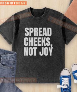 Hot Spread Cheeks Not Joy Washed T-Shirt featuring a vibrant design, perfect for casual wear and expressing unique style.
