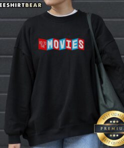 Cozy Hot Super Yaki Go To The Movies Sweatshirt in vibrant colors, perfect for movie nights and casual outings.