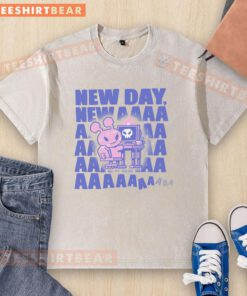 Nice A New Day New AAAA Washed T-Shirt in soft cotton, showcasing a relaxed fit and vibrant colors for casual wear.