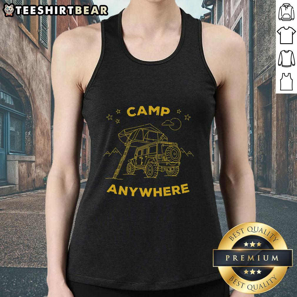 Nice Camp Anywhere Campy II Tank Top in vibrant colors, perfect for outdoor adventures and casual summer wear.