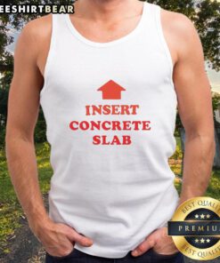 Nice insert concrete slab tank top featuring a stylish design, perfect for summer outfits and casual wear.