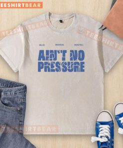 Jason Kidd 32 Dallas Mavericks Ain't No Pressure blue washed t-shirt featuring a stylish design for fans.