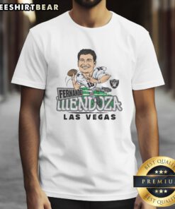 Nice Las Vegas Raiders Fernando Mendoza T-Shirt featuring bold team colors and logo, perfect for fans and game day attire.