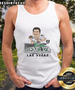 Nice Las Vegas Raiders Fernando Mendoza tank top featuring bold team colors and logo, perfect for game day style.