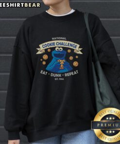 Cozy Nice National Cookie Challenge sweatshirt in vibrant colors, perfect for cookie enthusiasts and event participants.