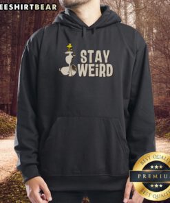 Nice Snoopy is Weird hoodie featuring a colorful design of Snoopy in a quirky pose, perfect for casual wear.