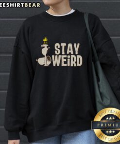 Snoopy graphic sweatshirt featuring a quirky design, perfect for fans of unique and playful apparel.
